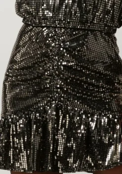 zilveren refined department minirok lyon