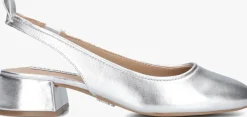zilveren steve madden slingbacks smitten