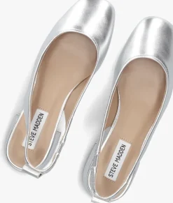 zilveren steve madden slingbacks smitten