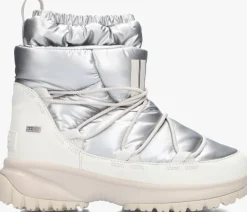 zilveren ugg snowboots yose puffer mid metallic
