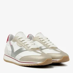 zilveren via vai lage sneakers mikki ruby