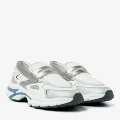 zilveren via vai lage sneakers vesper lana