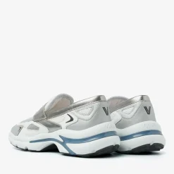 zilveren via vai lage sneakers vesper lana