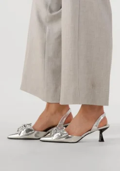 zilverkleurig blasz slingbacks daw0798