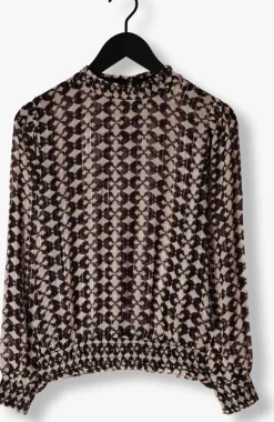 zwarte aaiko blouses maura vis 515