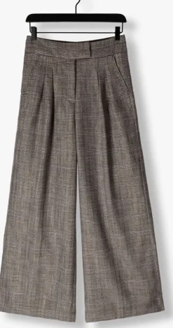 zwarte aaiko pantalon frederique tweed vis 540