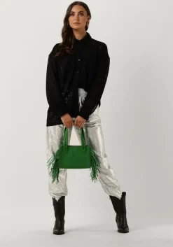 zwarte alix the label blouses ladies woven zebra lace blouse