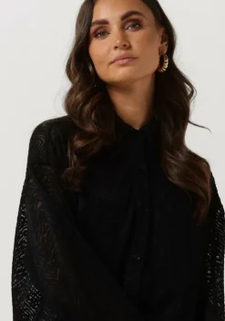 zwarte alix the label blouses ladies woven zebra lace blouse