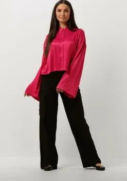 ALIX THE LABEL e cargobroeken ladies woven linnen cargo pants><noscript><img width=