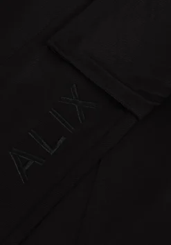 zwarte alix the label cargobroeken ladies woven twill cargo shorts