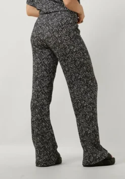 ALIX THE LABEL e flared broek ladies woven crinkle text pants><noscript><img width=