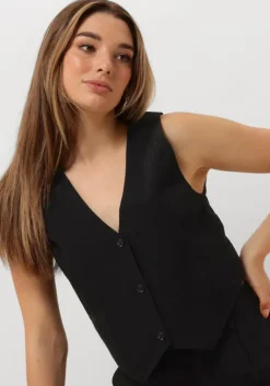 ALIX THE LABEL e gilet ladies woven stripy waistcoat>DAMES Co-Ord Sets|Gilets