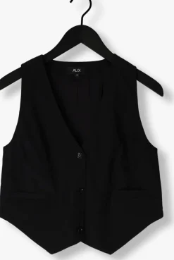 ALIX THE LABEL e gilet ladies woven stripy waistcoat><noscript><img width=