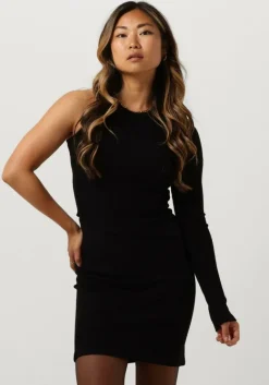 ALIX THE LABEL e mini jurk ladies knitted asymmetric dress>DAMES Jurken
