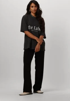 ALIX THE LABEL e pantalon ladies woven straight leg pants>DAMES Broeken