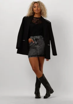 zwarte alix the label top ladies woven alix lace fitted top