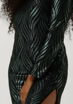 zwarte ana alcazar midi jurk 049440-3310