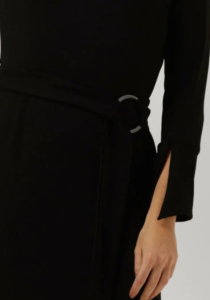 zwarte ana alcazar midi jurk tight dress