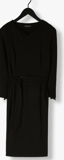 zwarte ana alcazar midi jurk tight dress