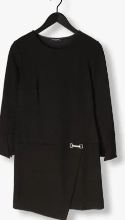 zwarte ana alcazar mini jurk dress wrap skirt