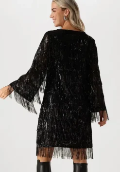 zwarte ana alcazar mini jurk pure sequins dress