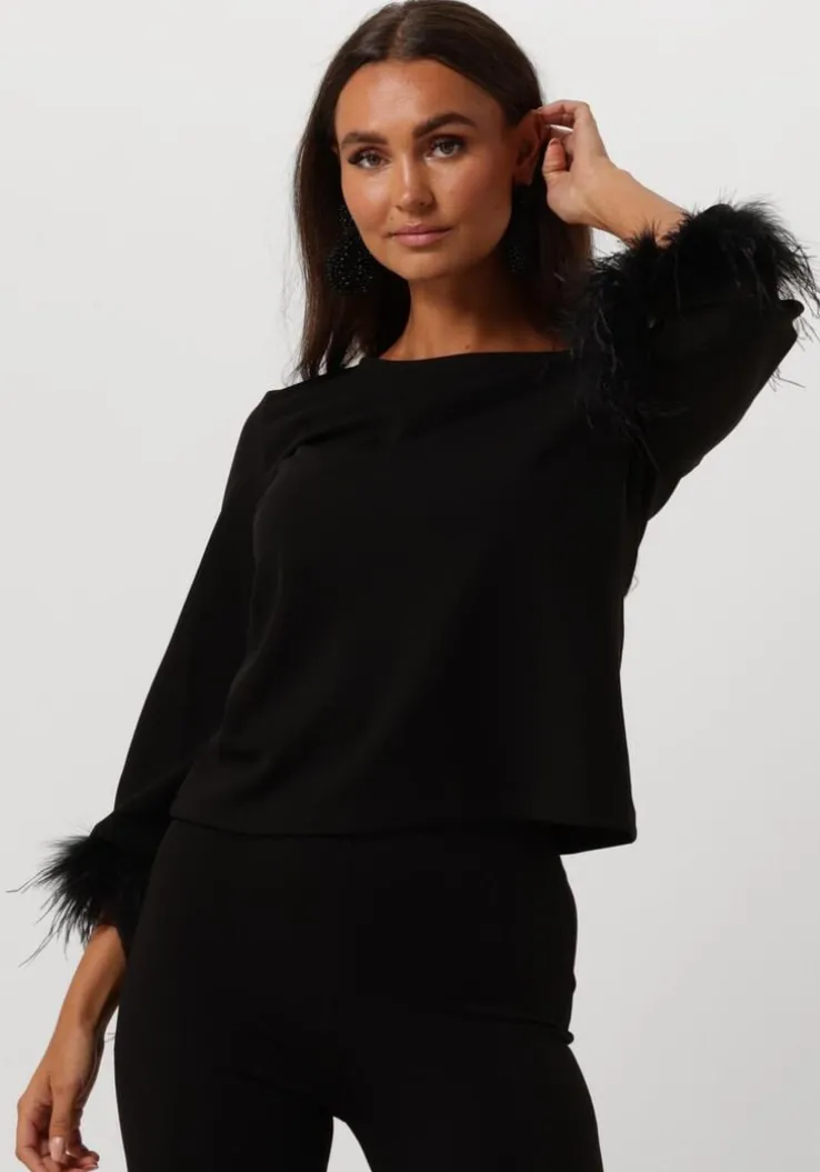 zwarte ana alcazar tops & t-shirts top 080861