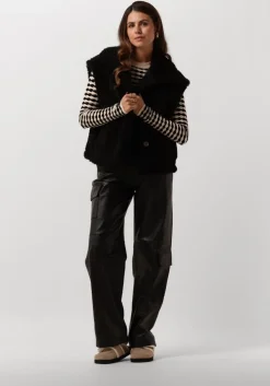 zwarte another label bodywarmer lasse vest