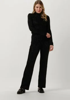 ANOTHER LABEL e flared broek rivoli velvet pants>DAMES Broeken