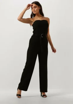 zwarte another label jumpsuit kiki jumpsuit
