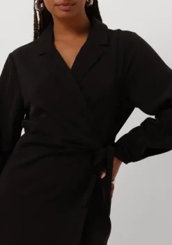 zwarte another label mini jurk milou dress l/s