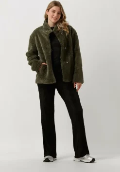 zwarte another label pantalon garcelle pleated pants