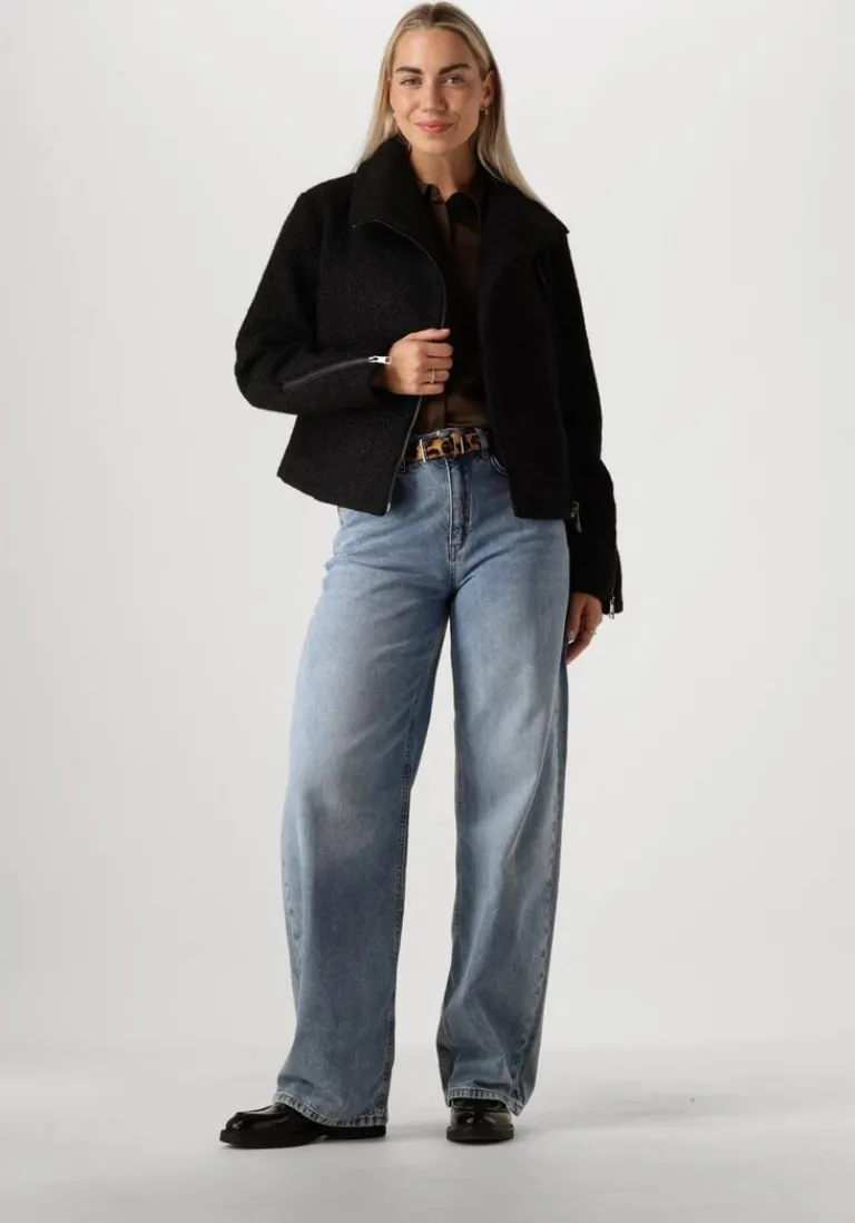 ANOTHER LABEL e teddy jas juliet biker jacket>DAMES Jassen