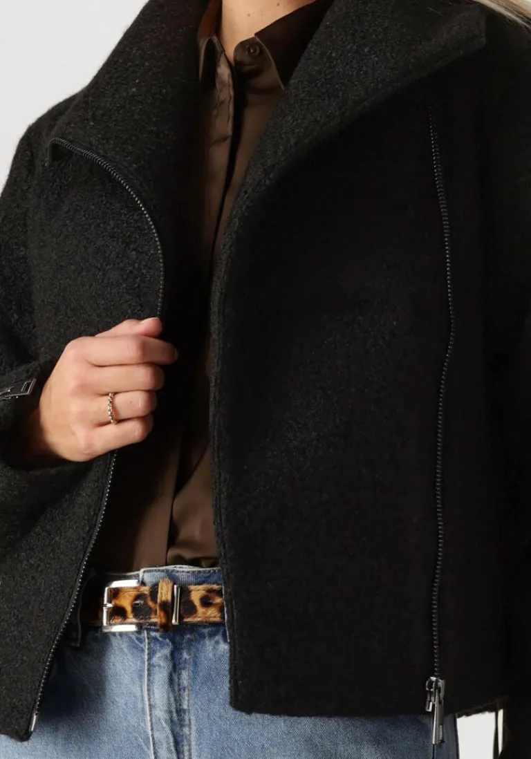 ANOTHER LABEL e teddy jas juliet biker jacket>DAMES Jassen