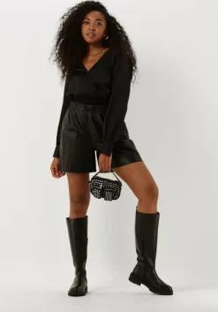 ANOTHER LABEL e t-shirt linnea shiny top l/s>DAMES Tops & T-Shirts