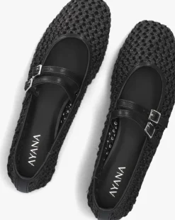 zwarte ayana ballerina's l12469