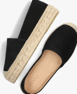 zwarte ayana espadrilles yu736