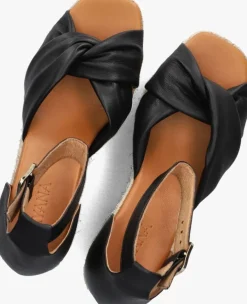 zwarte ayana espadrilles yu690