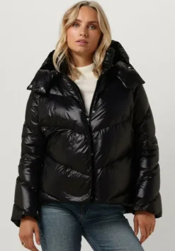 zwarte beaumont gewatteerde jas karlie