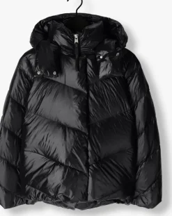 zwarte beaumont gewatteerde jas karlie