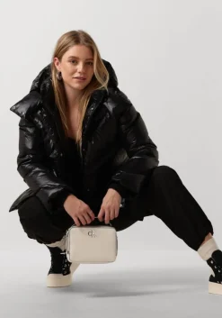 zwarte beaumont gewatteerde jas karlie