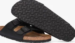 zwarte birkenstock slippers arizona