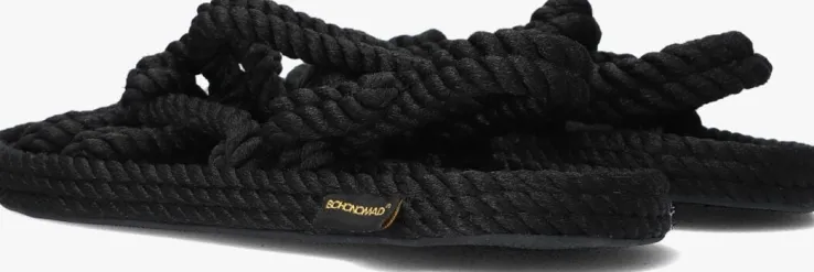 zwarte bohonomad sandalen bodrum flat