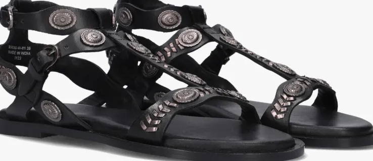 zwarte bronx sandalen sky-ler 85036-w