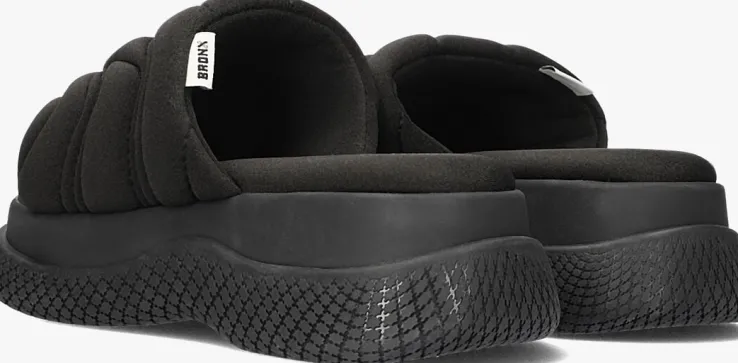 zwarte bronx slippers bru-te 1