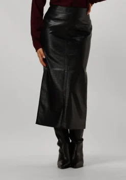 BRUUNS BAZAAR e maxirok croco tuanella skirt>DAMES Rokken