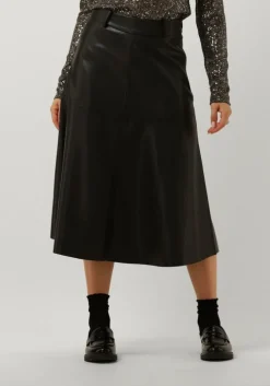 zwarte bruuns bazaar midirok vegani imma skirt
