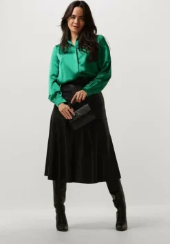 zwarte bruuns bazaar midirok vegani imma skirt