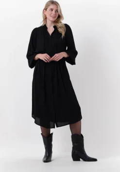 zwarte bruuns bazaar midi jurk camilla basely dress