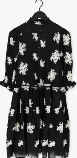 zwarte bruuns bazaar mini jurk kamal kamila dress