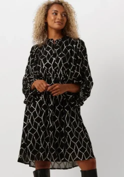 zwarte bruuns bazaar mini jurk scome sarina dress